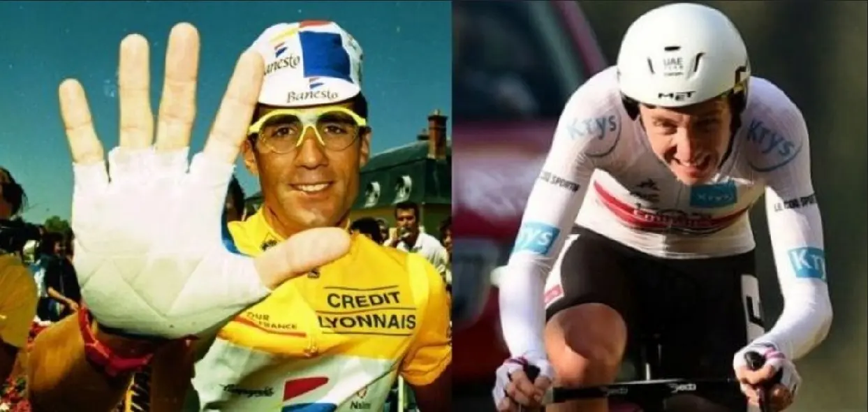 Induráin y Pogacar