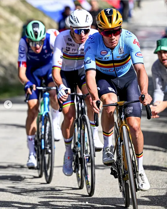 Evenepoel, Pogacar y Seixas