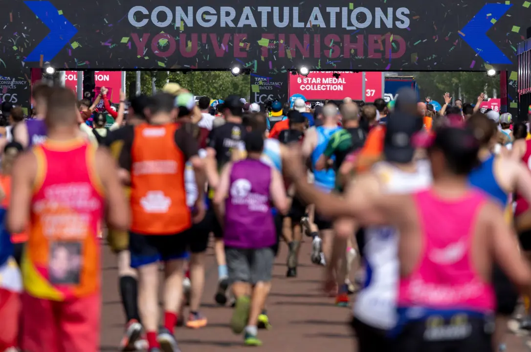 Llegada del Marat&oacute;n de Londres