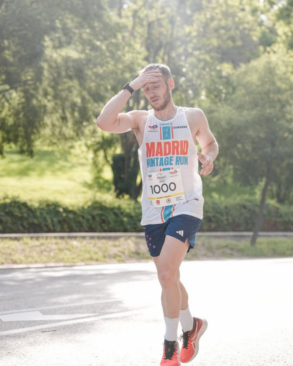 Uno de los participantes del 10K Madrid Vintage Run