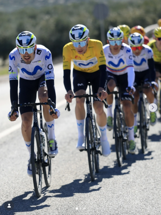 Jon Barrenetxea e Iv&aacute;n Romeo en la Vuelta a Andaluc&iacute;a 2026