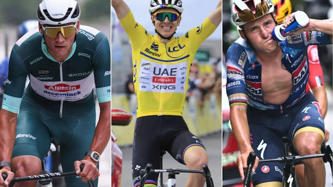 Van der Poel, Pogacar y Evenepoel