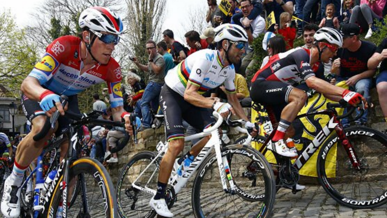 Alejandro Valverde en el Tour de Flandes