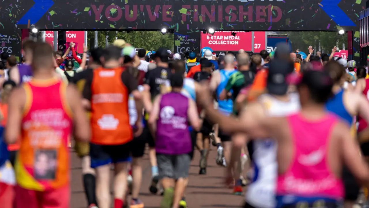 Llegada del Marat&oacute;n de Londres
