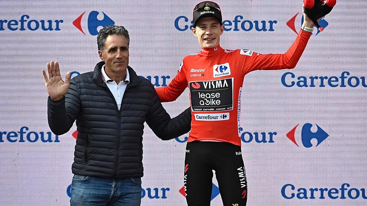 Miguel Indur&aacute;in y Jonas Vingegaard