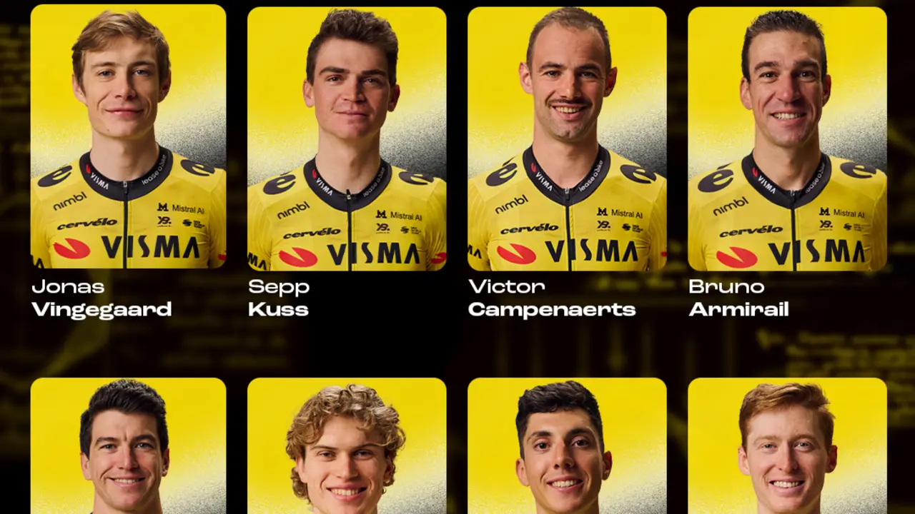 Visma-Lease a Bike en el Tour de Francia 2026