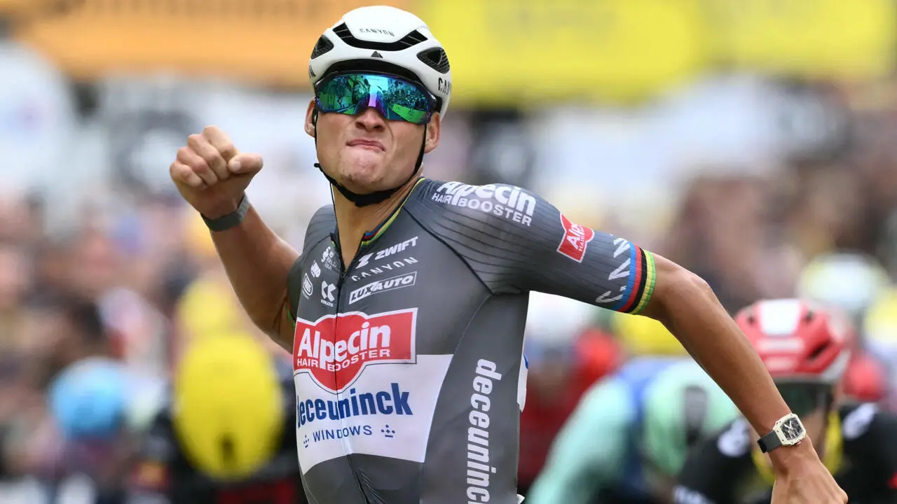 Van der Poel gana la 2&ordf; etapa del Tour de Francia de 2025