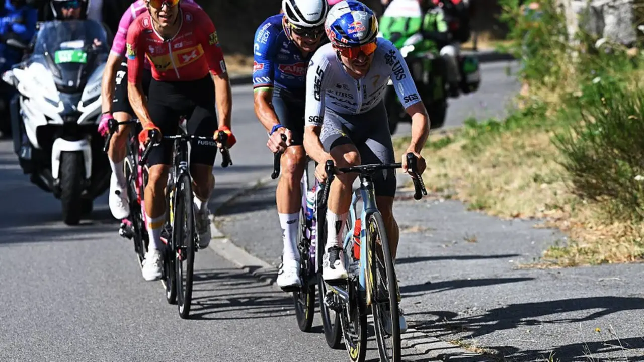 Tom Pidcock y Mathieu Van der Poel