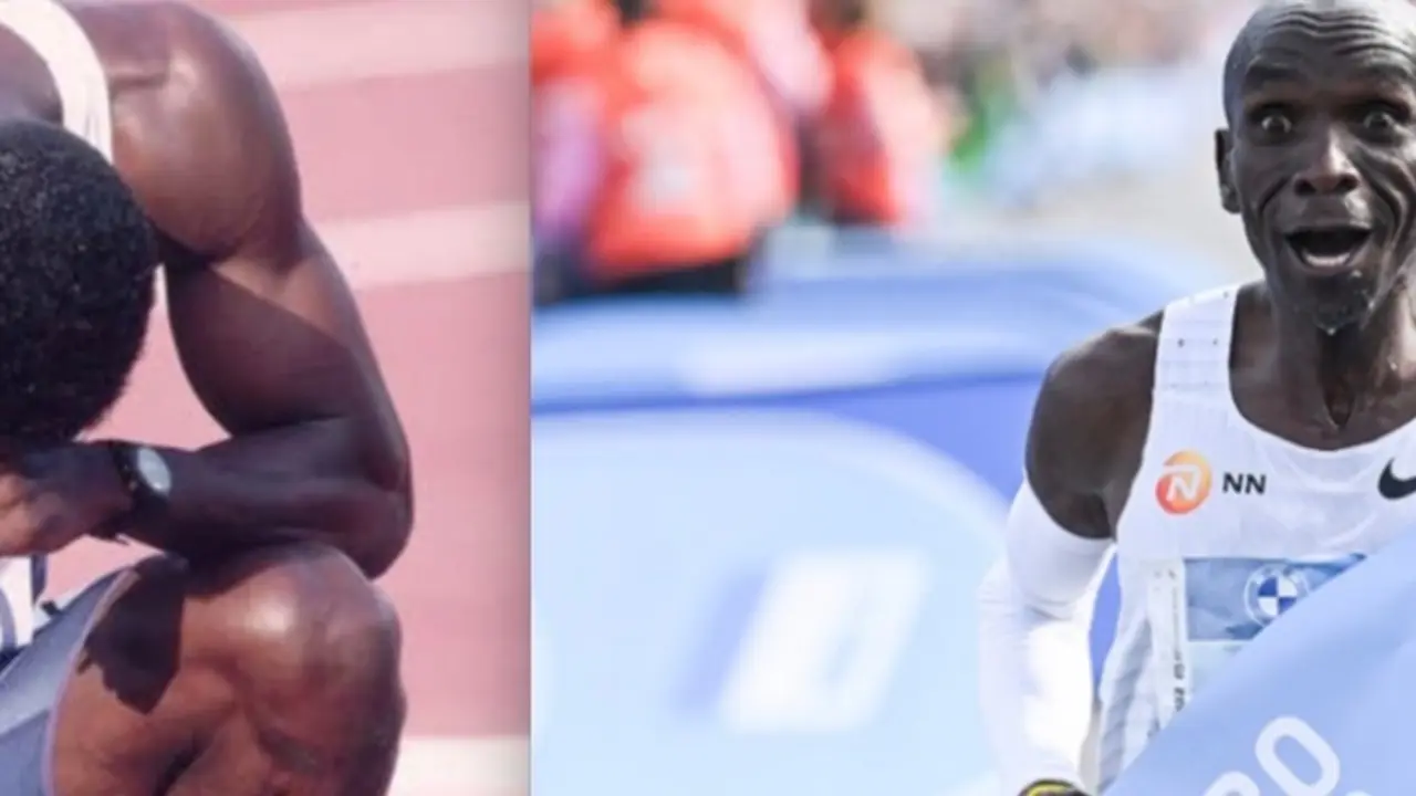 Michael Johnson y Eliud Kipchoge