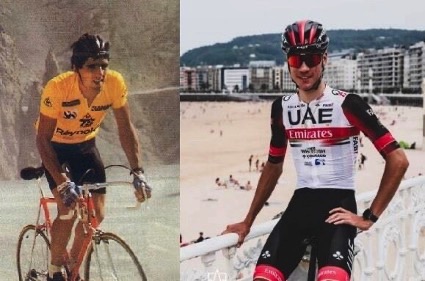 Miguel Induráin y Juan Ayuso